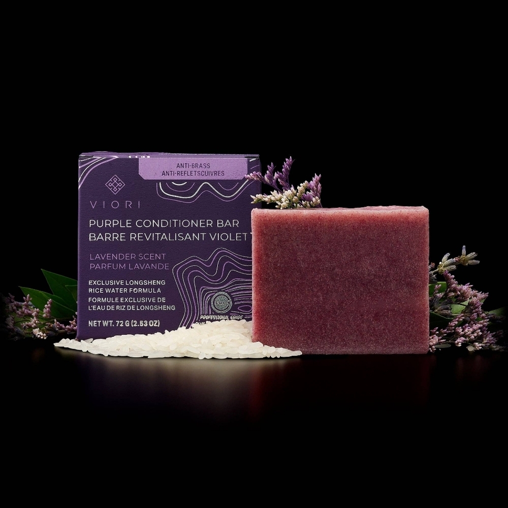 NWT Viori Beauty - Purple Toning Lavender Conditioner Bar